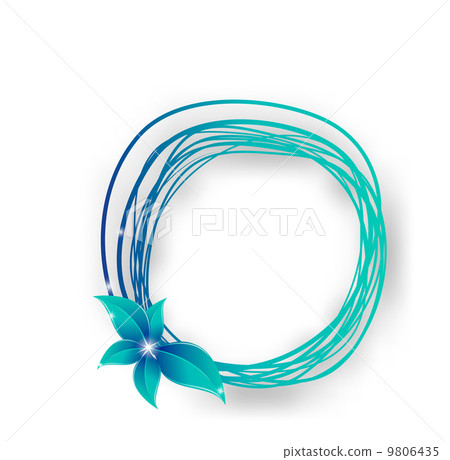 leaves in the form of abstract banner leaves in the form of abstract banner 9806435