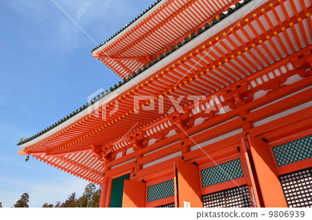 Konoyama·Kentoji Temple的“Nemoto big tower”（和歌山縣伊藤郡小野町） 9806939