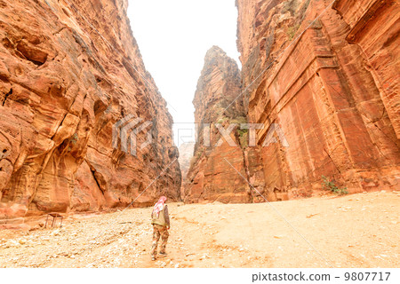 Petra's main street (Jordan, Petra ruins) Petra's main street (Jordan, Petra ruins) 9807717