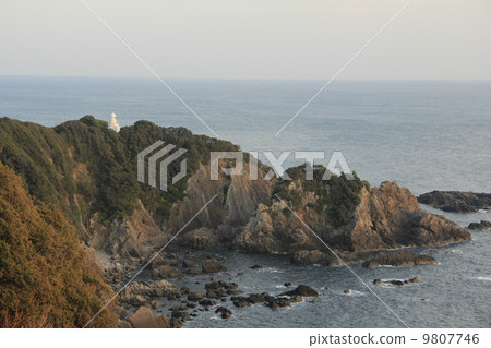 Kanozaki Lighthouse and the Pacific Ocean in Kochi Prefecture 9807746