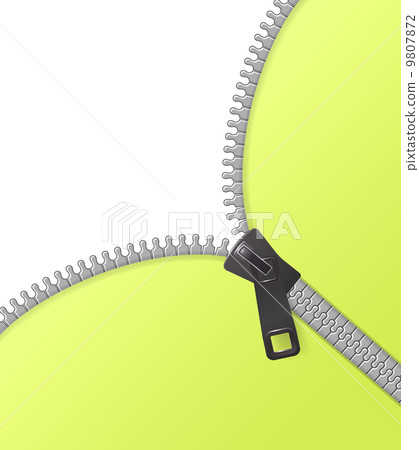 Zipper vector background green 9807872