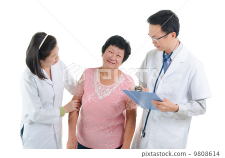 asian senior female medical checkup asian senior female medical checkup 9808614