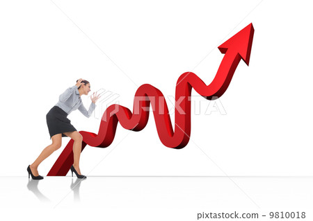 Composite image of furious businesswoman gesturing Composite image of furious businesswoman gesturing 9810018