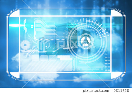 Composite image of business interface 9811758
