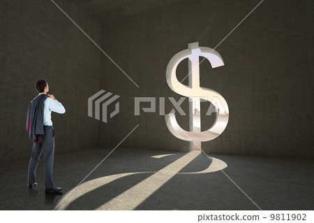 Composite image of businessman holding his jacket Composite image of businessman holding his jacket 9811902
