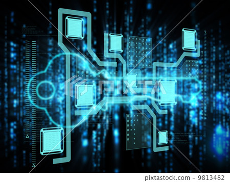 Composite image of technology interface - Stock Illustration [9813482 ...