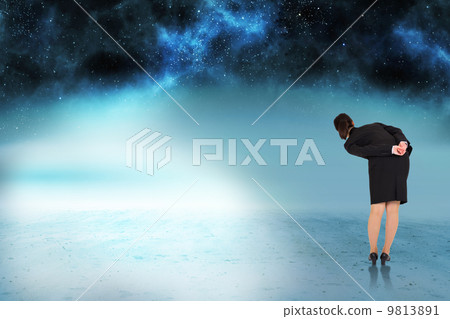 Composite image of businesswoman bending Composite image of businesswoman bending 9813891