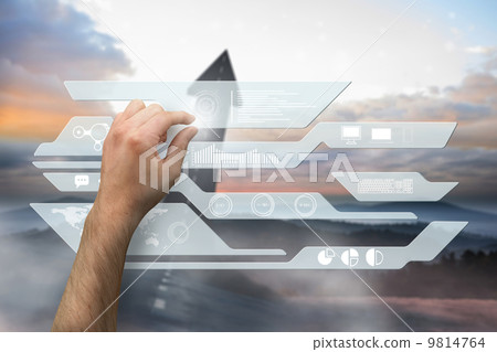 Composite image of hand presenting Composite image of hand presenting 9814764