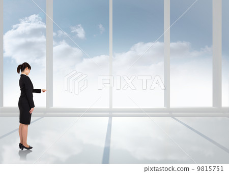 Composite image of businesswoman pointing Composite image of businesswoman pointing 9815751