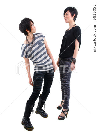 asian alternative rock girls having fun 9819052