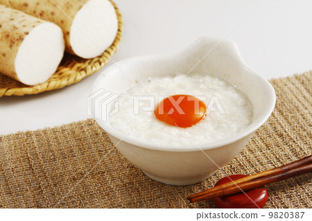 Stock Photo: chinese yam, grated yam, japanese food