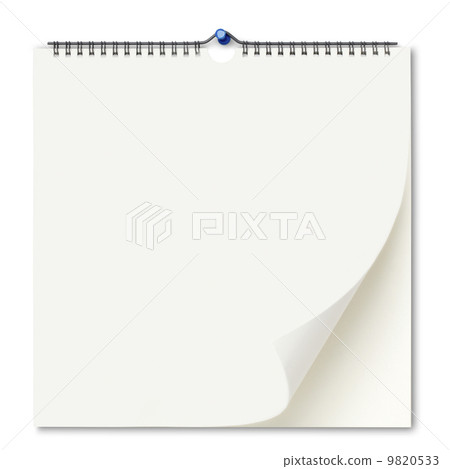 Blank calendar / clipped image Blank calendar / clipped image 9820533