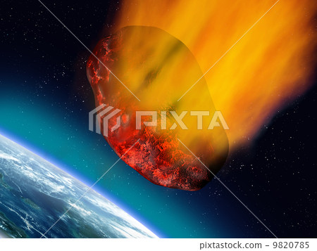 Plummeting asteroid 9820785