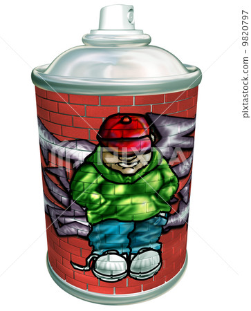 Graffiti art aerosol can 9820797
