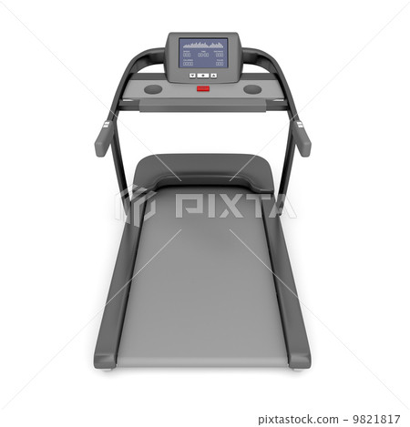 Treadmill machine on white Treadmill machine on white 9821817