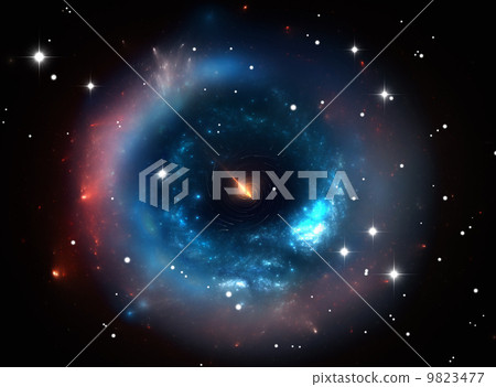 Heavy black hole. Front view Heavy black hole. Front view 9823477