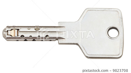 one steel door key for pin tumbler lock 9823708