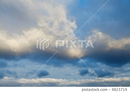 winter evening cloudscape 9823719