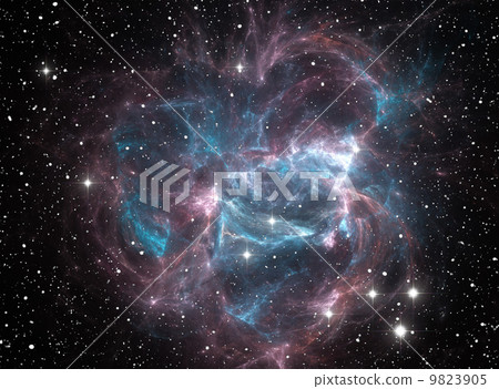 Colorful space star nebula 9823905