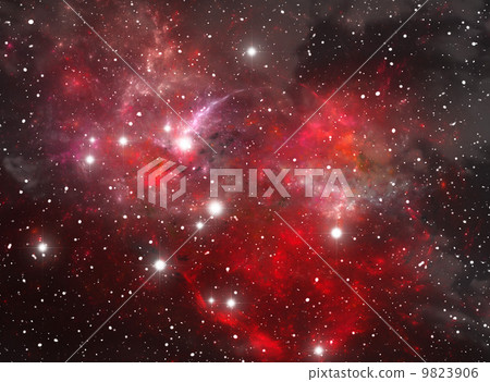 Red space star nebula Red space star nebula 9823906