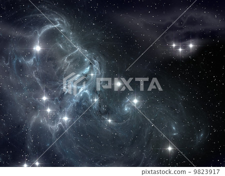 Colorful space star nebula 9823917