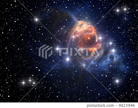 Colorful space star nebula 9823946