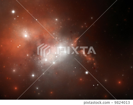 Red space star nebula Red space star nebula 9824013