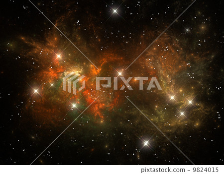 Colorful space star nebula 9824015