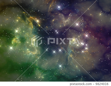 Colorful space star nebula 9824016