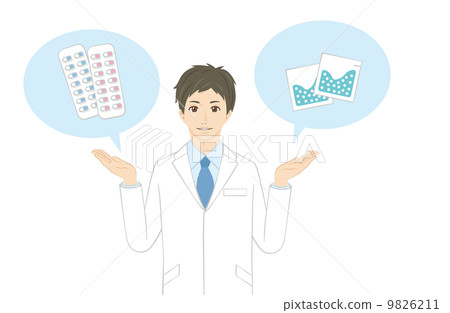 Male series of white coat Male series of white coat 9826211