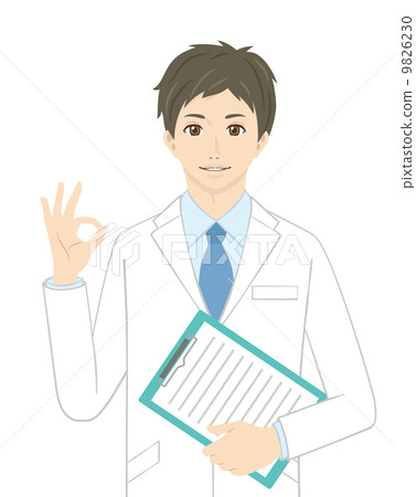 Male series of white coat Male series of white coat 9826230