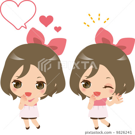 動漫風格的女孩性格 9826241