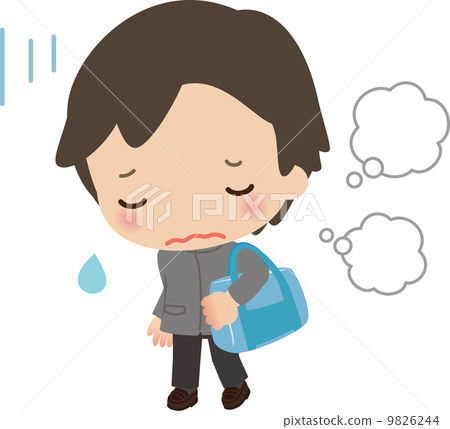 有麻煩的男性高中學生 9826244