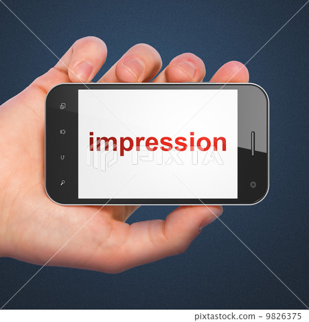 Marketing concept: Impression on smartphone 9826375
