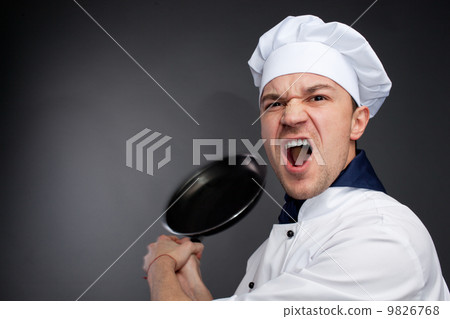 Angry chief in uniform Angry chief in uniform 9826768