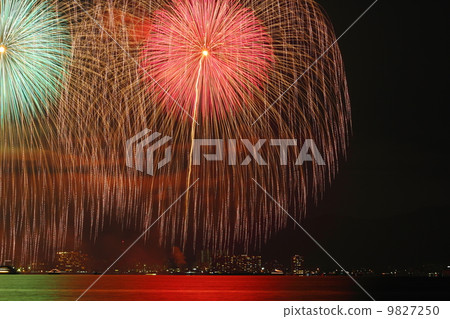 Two-scale ball competition Biwako Large fireworks display Two-scale ball competition Biwako Large fireworks display 9827250