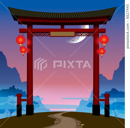 Chinese gate Chinese gate 9827445