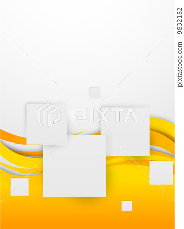 Brochure with squares 9832182