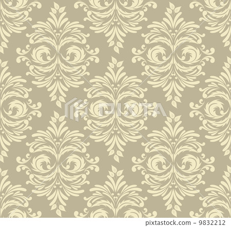 Abstract damask pattern 9832212