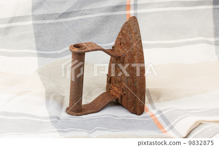 Old iron isolated Old iron isolated 9832875
