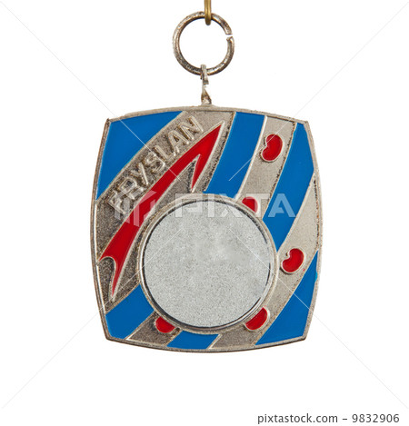 Old medal isolated 9832906