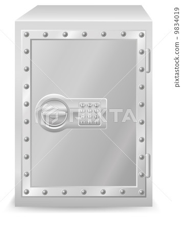 safe with electronic combination lock vector illustration 9834019