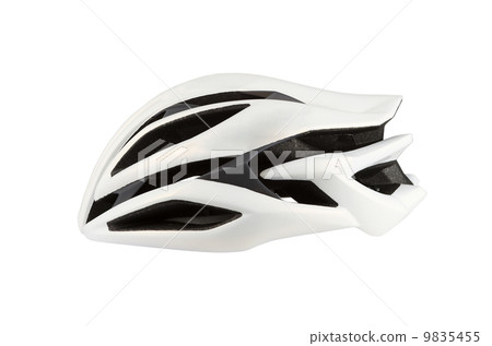 Bicycle helmet isolated on a white Bicycle helmet isolated on a white 9835455