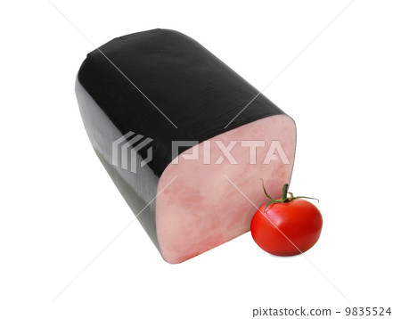 Chiken toast kielbasa on white background 9835524