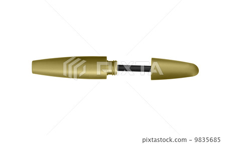 makeup tool on white background 9835685