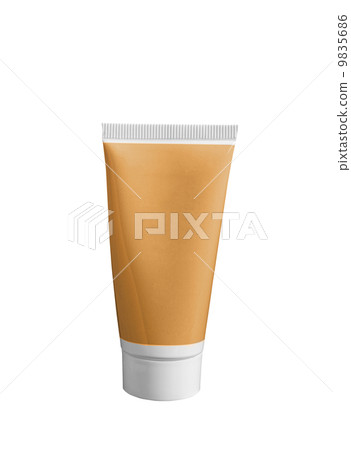 Beauty cream tube isolated on white background 9835686