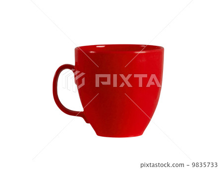red cup isolated on white red cup isolated on white 9835733
