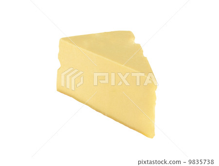 cheese isolated on a white background 9835738