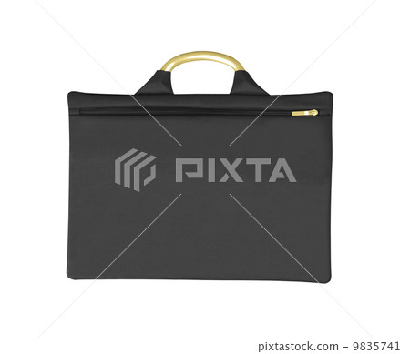 Black thin bag isolated on white Black thin bag isolated on white 9835741