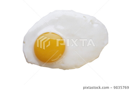 Fired eggs isolated on white Fired eggs isolated on white 9835769